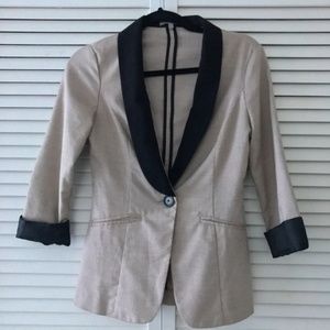 Cream blazer
